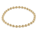 Enewton Dignity Grateful Pattern Gold 4mm Bead Bracelet - Enewton