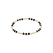 Enewton Gemstone Gold Joy Pattern 3mm Bead Bracelet - Faceted Onyx - Enewton