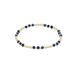 Enewton Gemstone Gold Joy Pattern 3mm Bead Bracelet - Lapis - Enewton