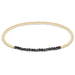 enewton Gold Bliss 2mm Gold Bracelet - Faceted Hematite - Enewton