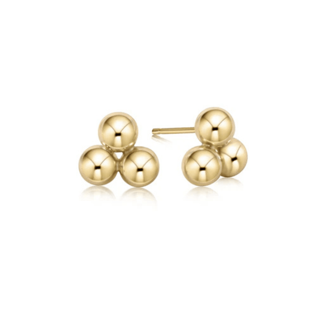 Classic Cluster Stud - Gold 6mm main image 0