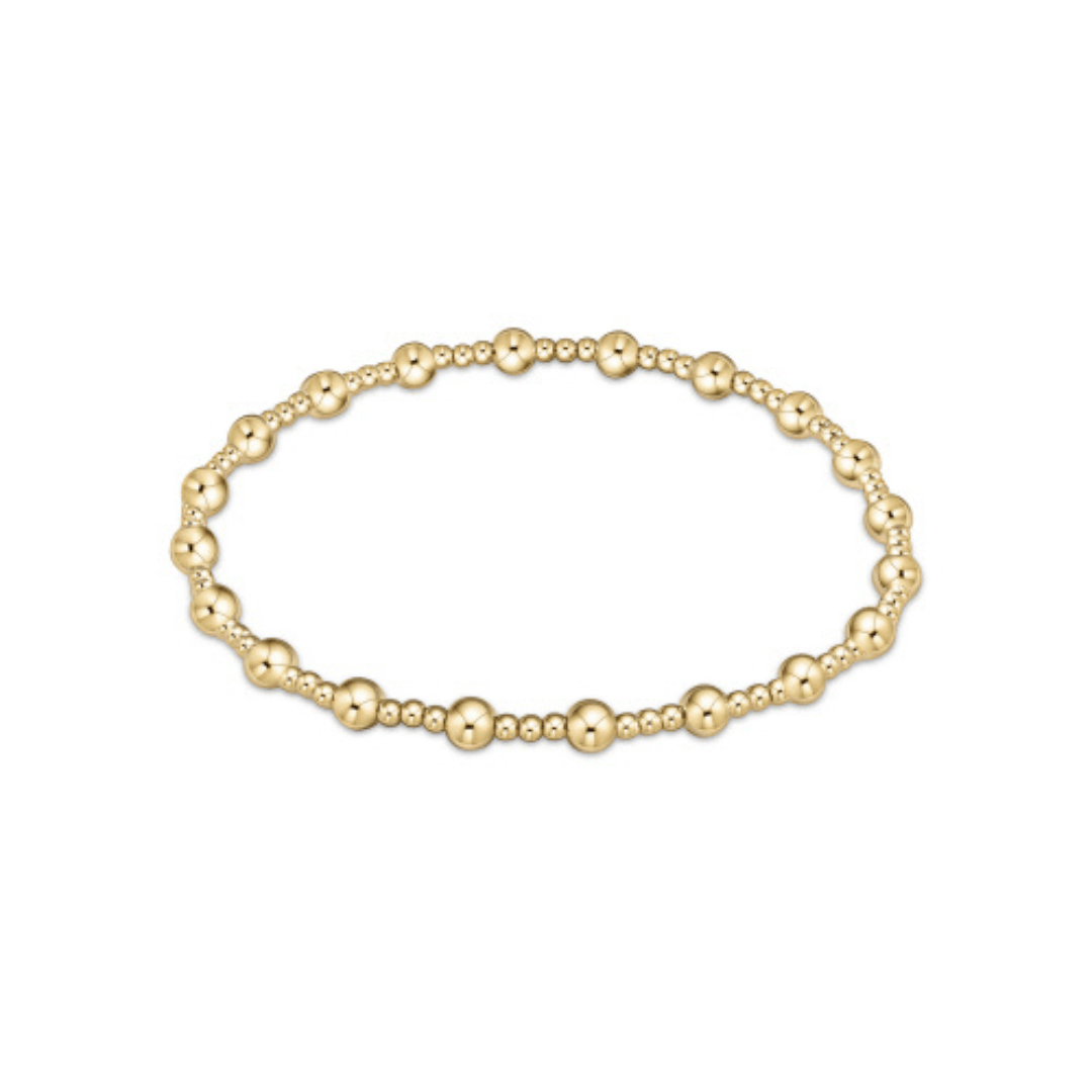 Enewton Gold Classic Sincerity Pattern Bead Bracelet - Enewton