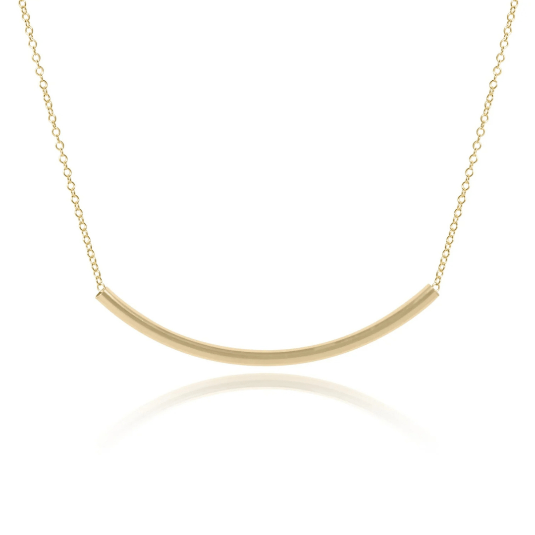 Enewton Gold Smooth Bliss Bar Necklace - Enewton