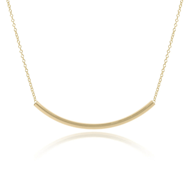 Enewton Gold Smooth Bliss Bar Necklace - Enewton
