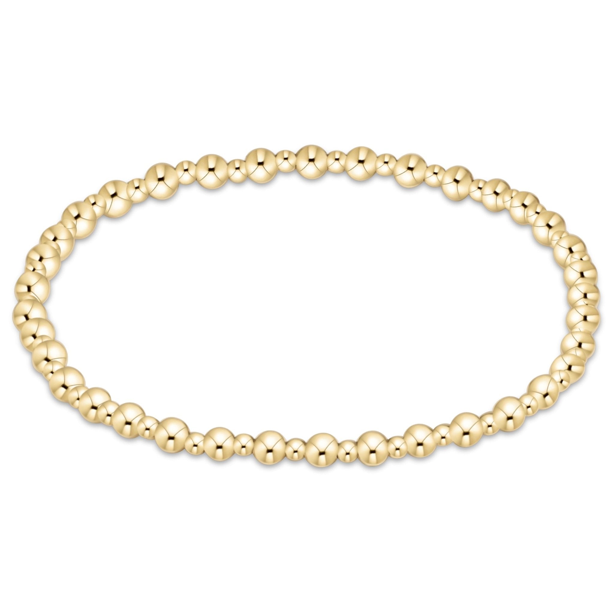 enewton Grateful 3mm Bracelet - Gold - Enewton