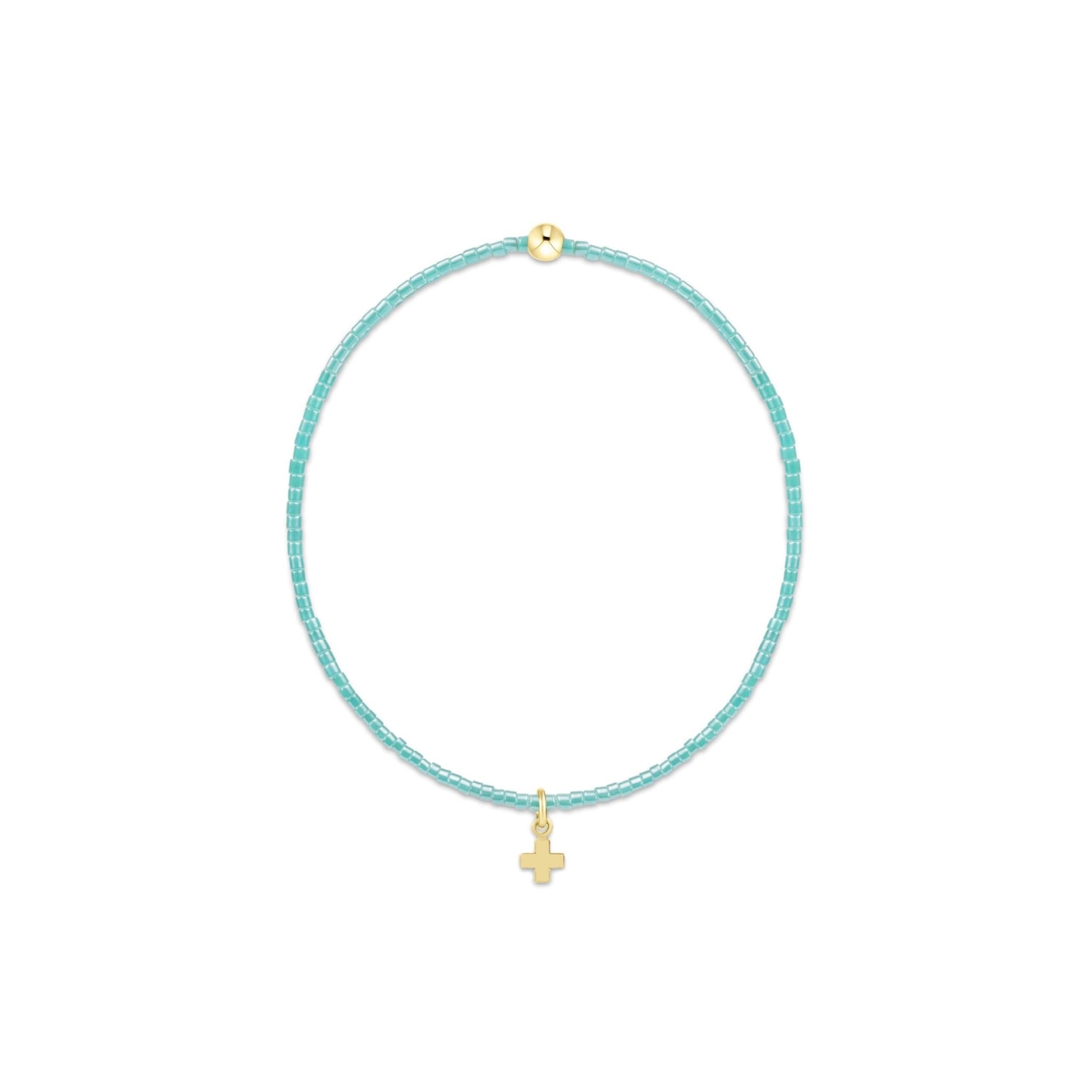 enewton Hope Classic Bracelet Cross Charm - Sea Glass - Enewton