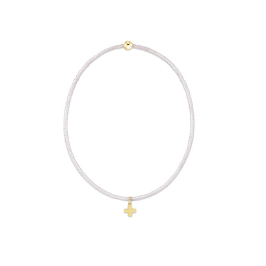 enewton Hope Classic Bracelet Cross Charm - Silky White - Enewton