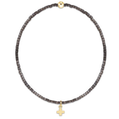 enewton Hope Classic Signature Gold Cross Charm Bracelet - Moonlight - Enewton