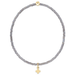 enewton Hope Classic Signature Gold Cross Charm Bracelet - Morning Mist - Enewton