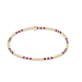 Enewton Hope Joy Pattern 2mm Bead Bracelet - Fuchsia - Enewton