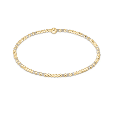 Enewton Hope Joy Pattern 2mm Bead Bracelet - Milkshake - Enewton