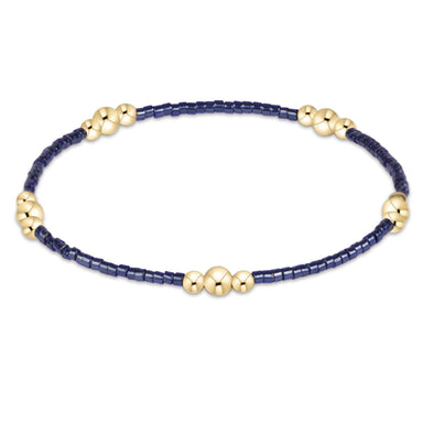 enewton Hope Purpose Gold Bracelet - Navy - Enewton