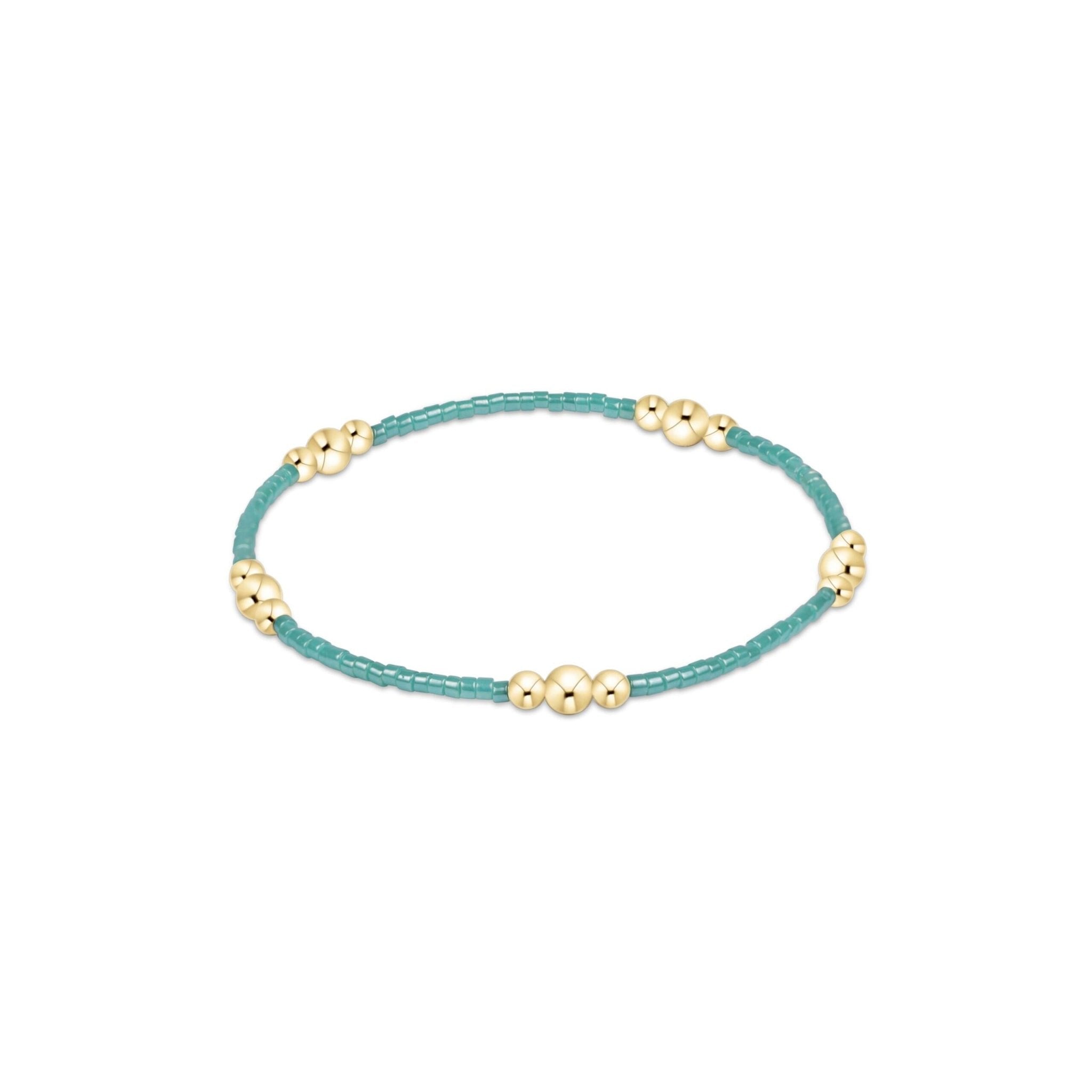 enewton Hope Purpose Gold Bracelet - Sea Glass - Enewton