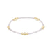 enewton Hope Purpose Gold Bracelet - Silky White - Enewton