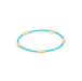 enewton Hope Purpose Gold Bracelet - Turquoise - Enewton