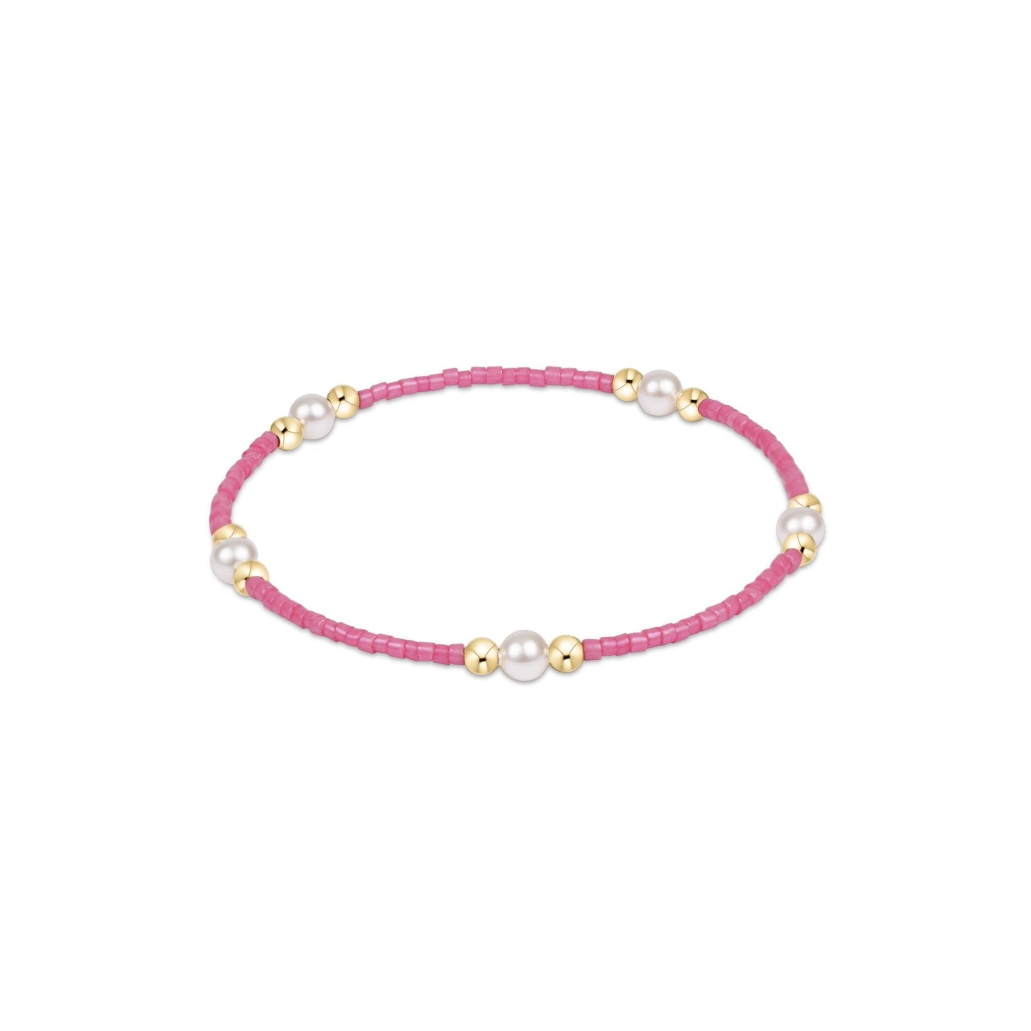 enewton Hope Purpose Pearl Bracelet - Bubblegum - Enewton