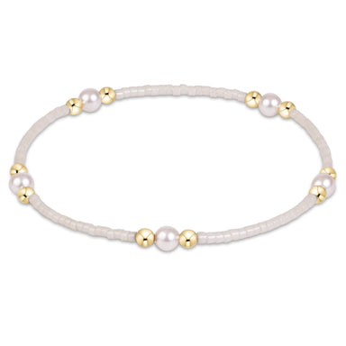 enewton Hope Purpose Pearl Bracelet - Milkshake - Enewton