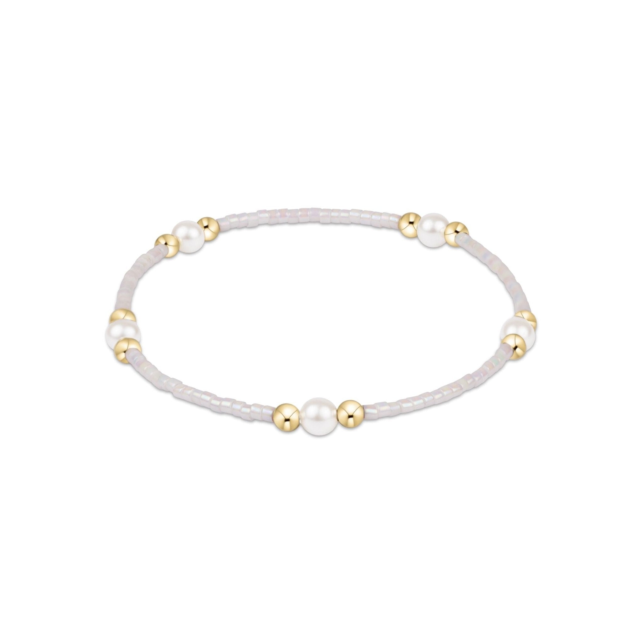 enewton Hope Purpose Pearl Bracelet - Silky White - Enewton