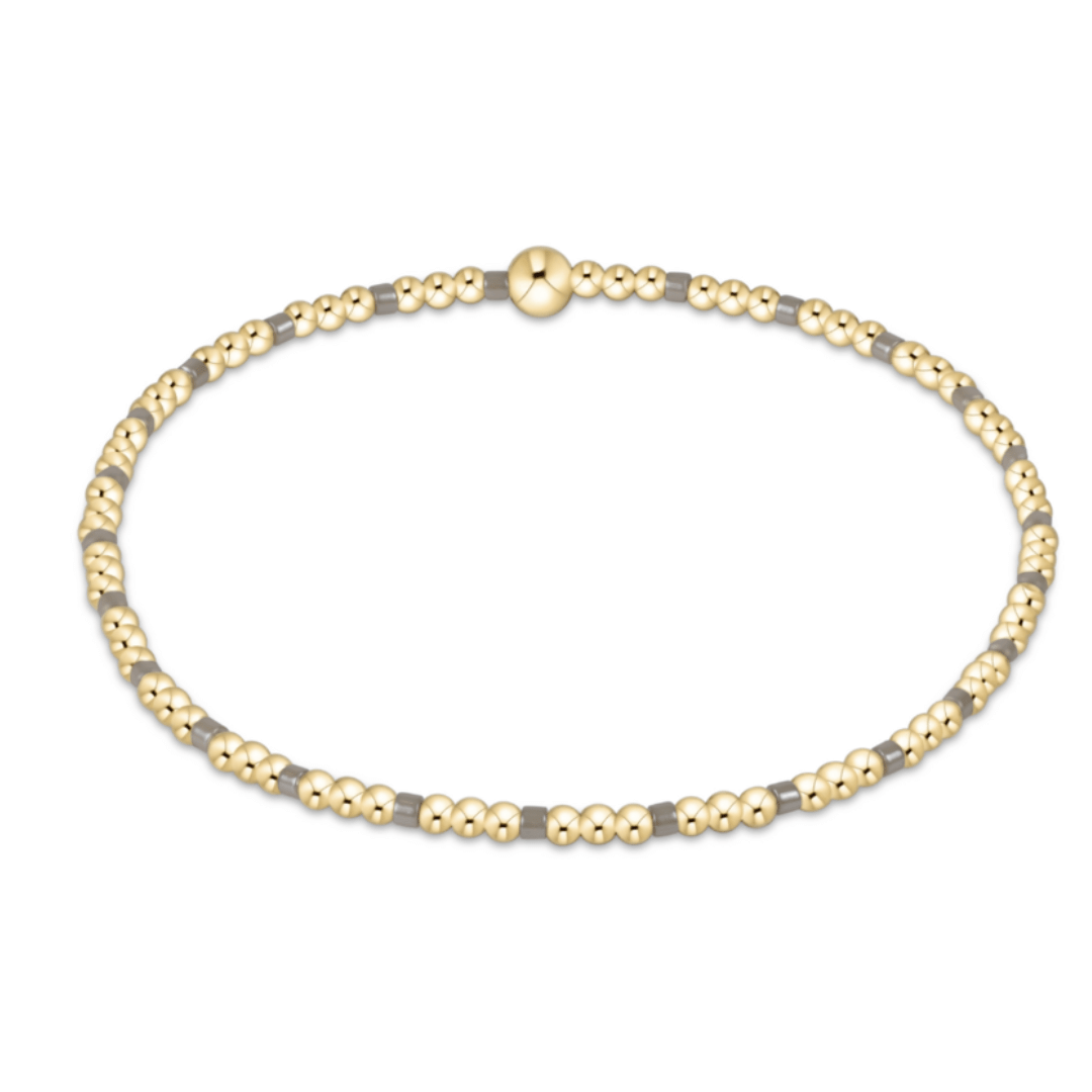 Enewton Hope Sincerity Pattern 2mm Bead Bracelet - Milkshake - Enewton