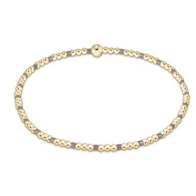Enewton Hope Sincerity Pattern 2mm Bead Bracelet - Milkshake - Enewton