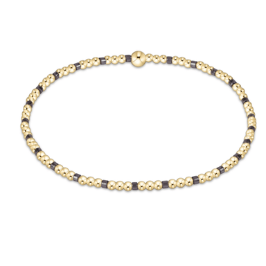 Enewton Hope Sincerity Pattern 2mm Bead Bracelet - Taupe With A Twist - Enewton