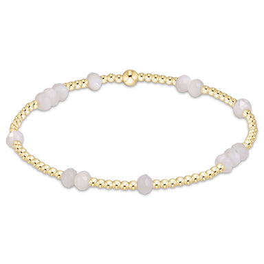 enewton Hope Unwritten Gemstone 4mm Bracelet - Mother of Pearl - Enewton