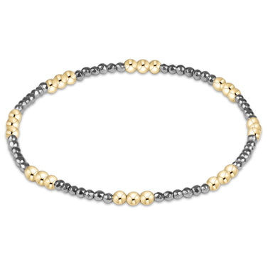 enewton Joy 2mm Bracelet - Silver Faceted Hematite - Enewton
