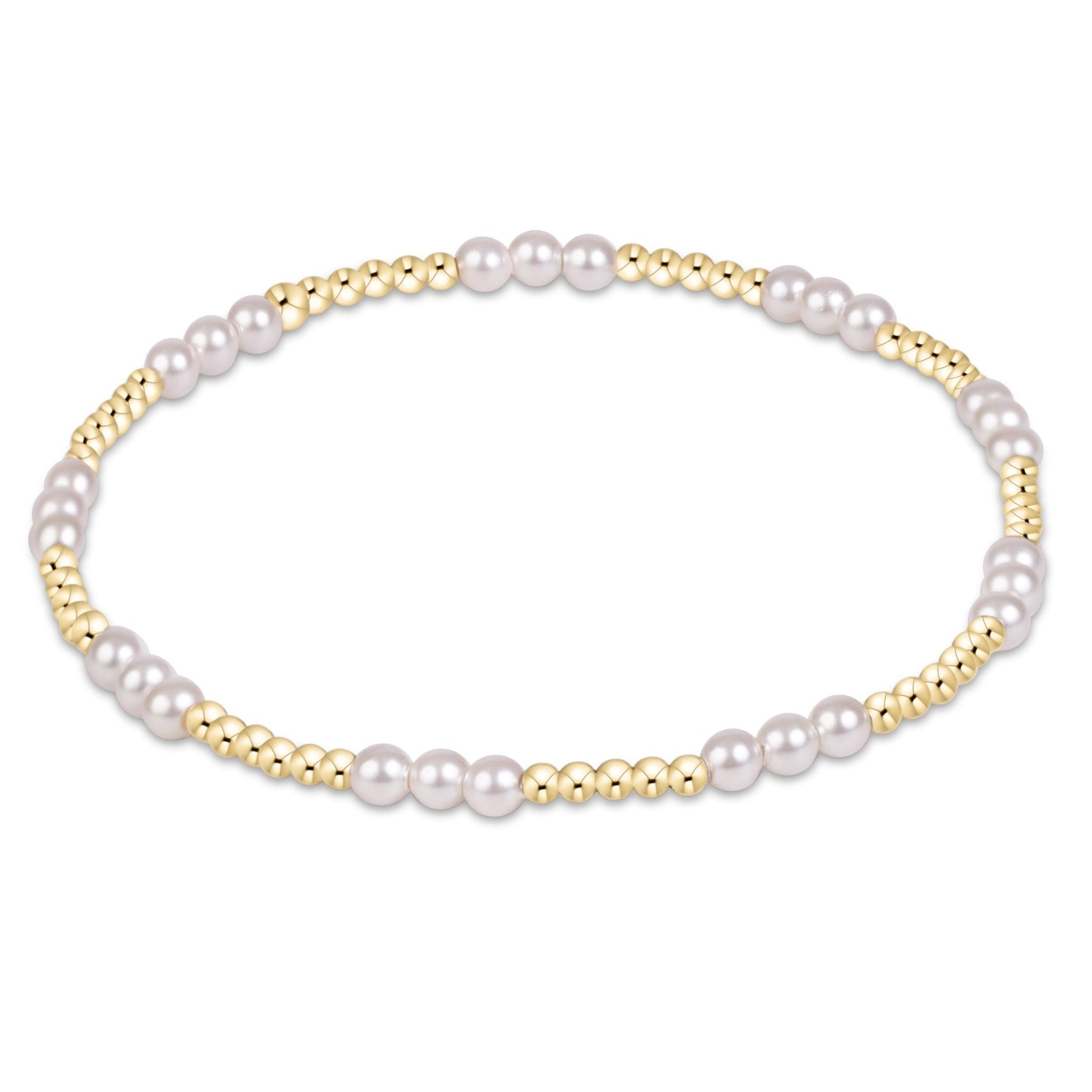 enewton Joy 3mm Bracelet - Pearl - Enewton