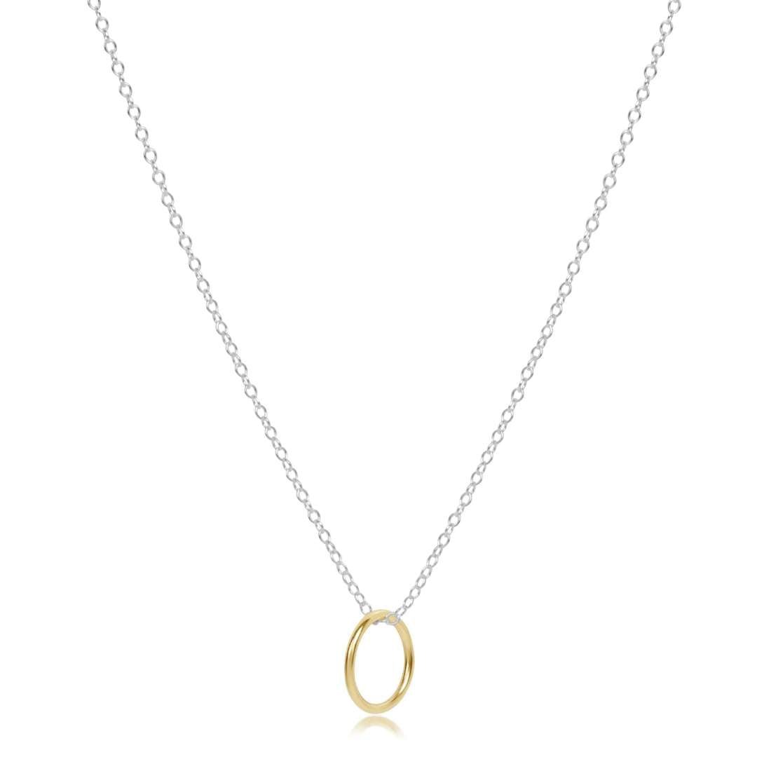 Enewton Mixed Metal Halo Charm Necklace - Enewton