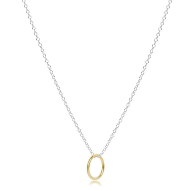 Enewton Mixed Metal Halo Charm Necklace - Enewton