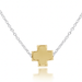 Enewton Mixed Metal Signature Cross Necklace - Enewton