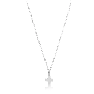 Enewton Mixed Metal Signature Cross Necklace - Enewton