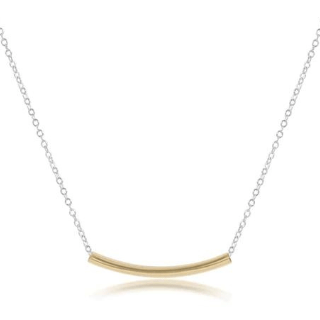 Enewton Mixed Metal Small Bliss Bar Necklace - Enewton