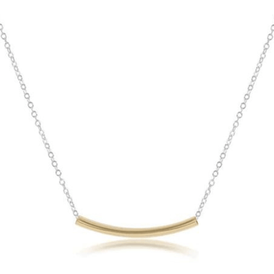 Enewton Mixed Metal Small Bliss Bar Necklace - Enewton