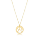 Enewton Paw Print Gold Disc Necklace - Enewton