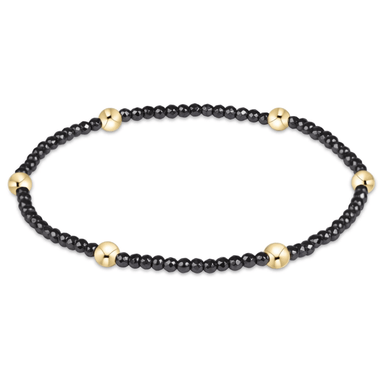 enewton Presence 2mm Bracelet - Faceted Hematite - Enewton