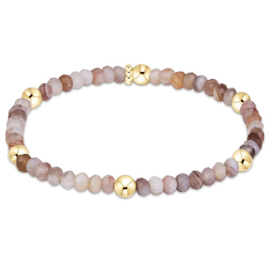 enewton Presence Gemstone 4mm Bracelet - Botswana Agate - Enewton