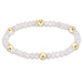 enewton Presence Gemstone 4mm Bracelet - Mother of Pearl - Enewton