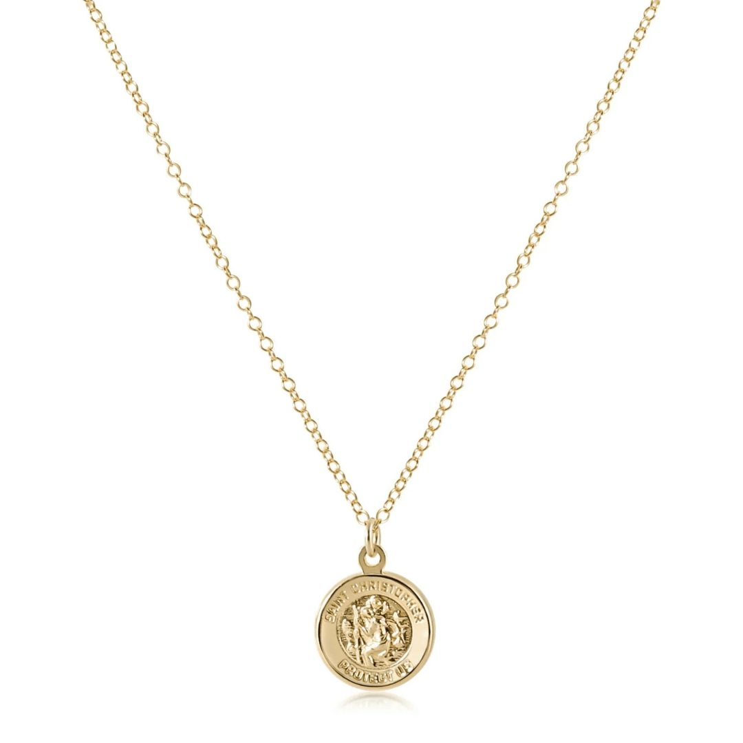 Enewton Protection Gold Disc Necklace - Enewton