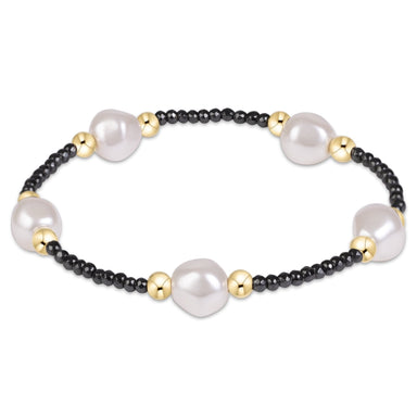 enewton Purpose Admire Pearl 8mm Bracelet - Faceted Hematite - Enewton