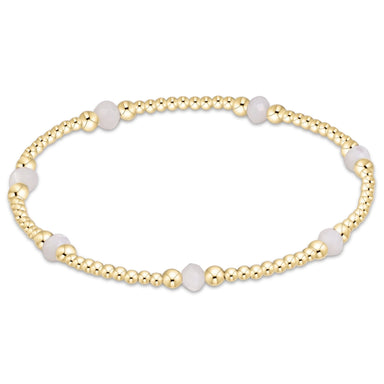 enewton Purpose Gemstone 4mm Bracelet - Mother of Pearl - Enewton
