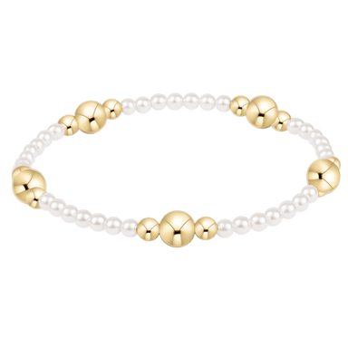 enewton Purpose Gold 6mm Pearl Bracelet - Enewton