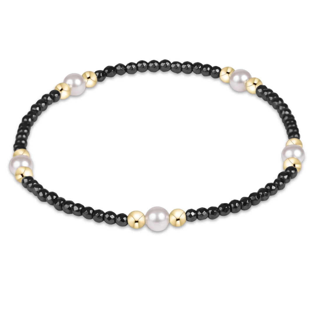 Enewton Purpose Pearl 4mm Bracelet - Faceted Hematite - Enewton