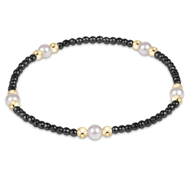 Enewton Purpose Pearl 4mm Bracelet - Faceted Hematite - Enewton