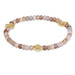 enewton Signature Gold Cross Gemstone 4mm Bracelet - Botswana Agate - Enewton