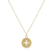 Enewton Signature Small Gold Cross Disc Necklace - Enewton