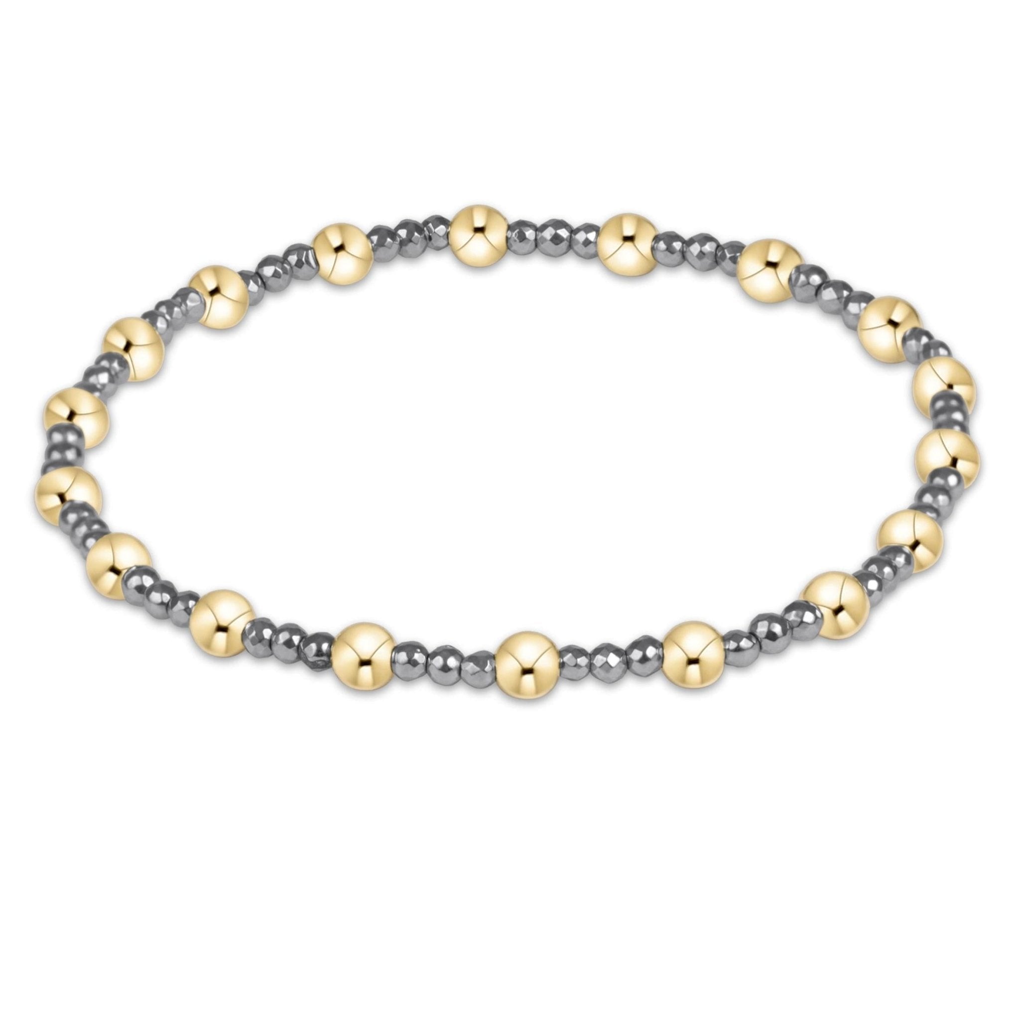 enewton Sincerity 2mm Bracelet - Silver Faceted Hematite - Enewton
