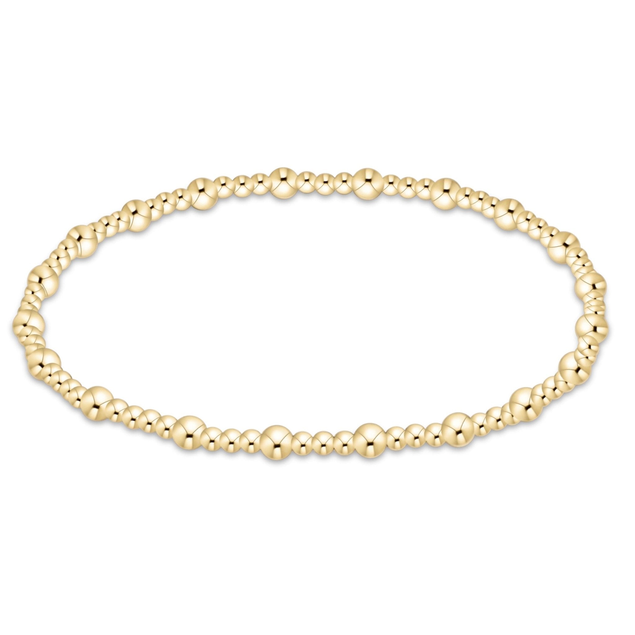 enewton Sincerity 3mm Bracelet - Gold - Enewton