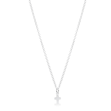 Enewton Sterling Signature Cross Small Charm Necklace - Enewton