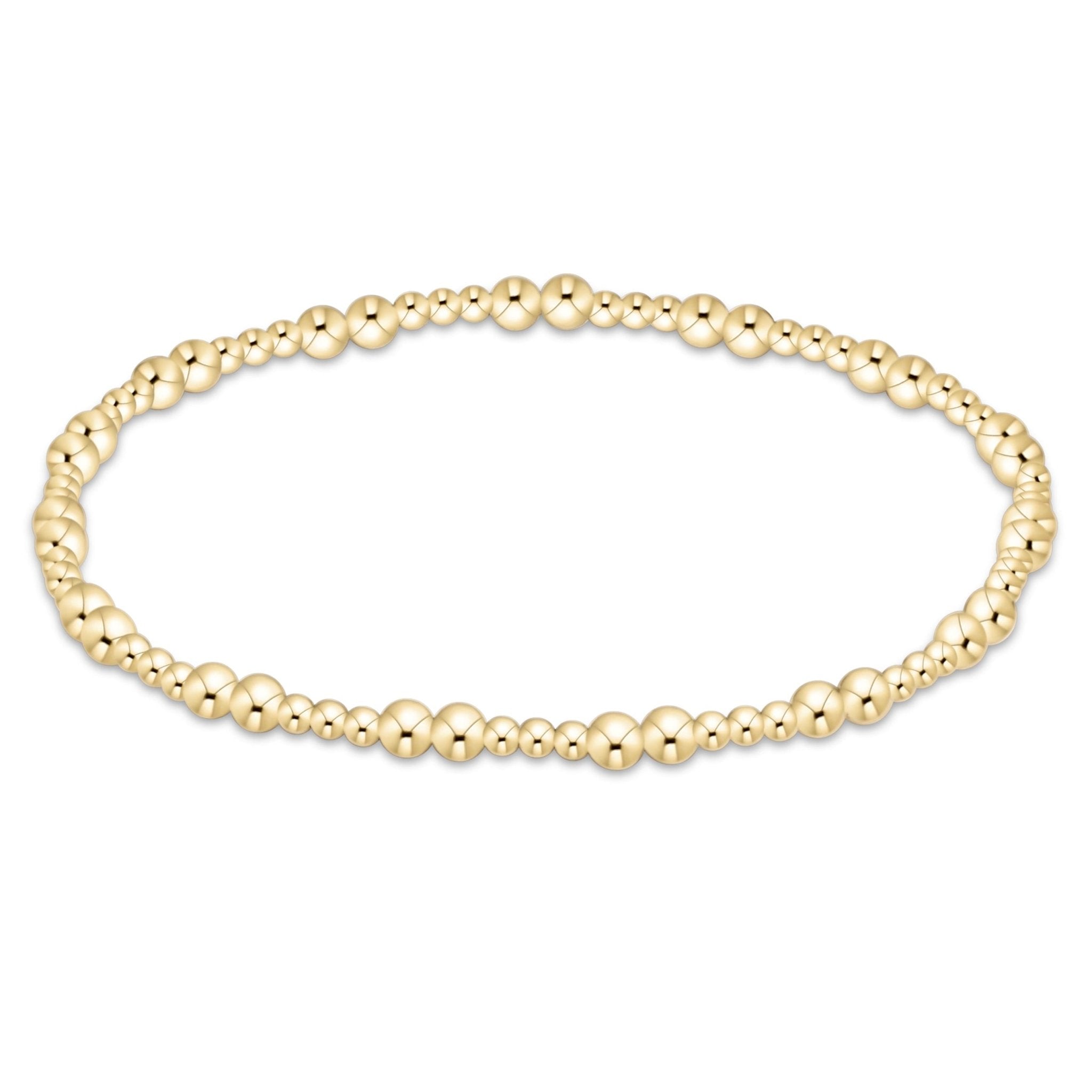 enewton Together 3mm Bracelet - Gold - Enewton